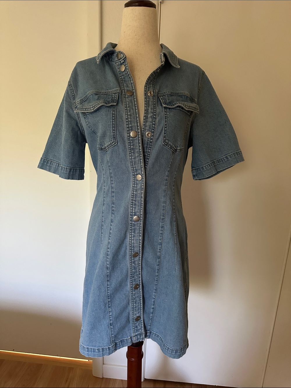 Madewell Mini Shirtdress in Palermo Wash Dress,6